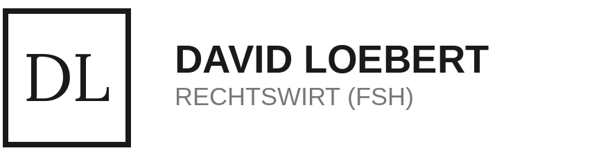 David Loebert – Rechtswirt (FSH)